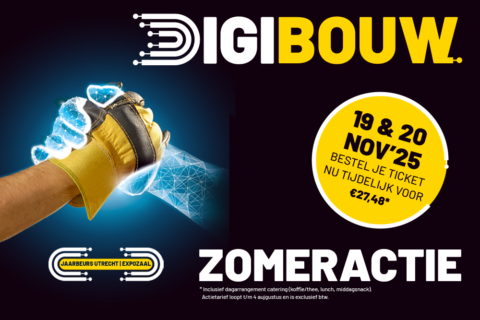 Zomeractie DigiBouw 2025: 50% korting op jouw ticket!